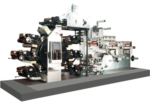 Высокоскоростная флексографская печатная машина (стекового типа)